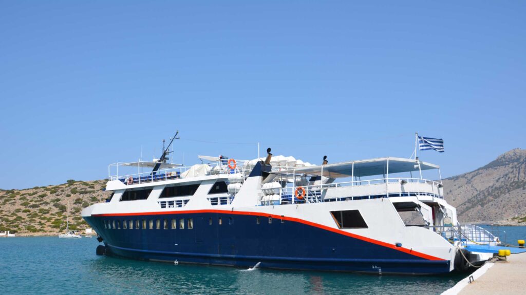 how to get to island of crete by ferry