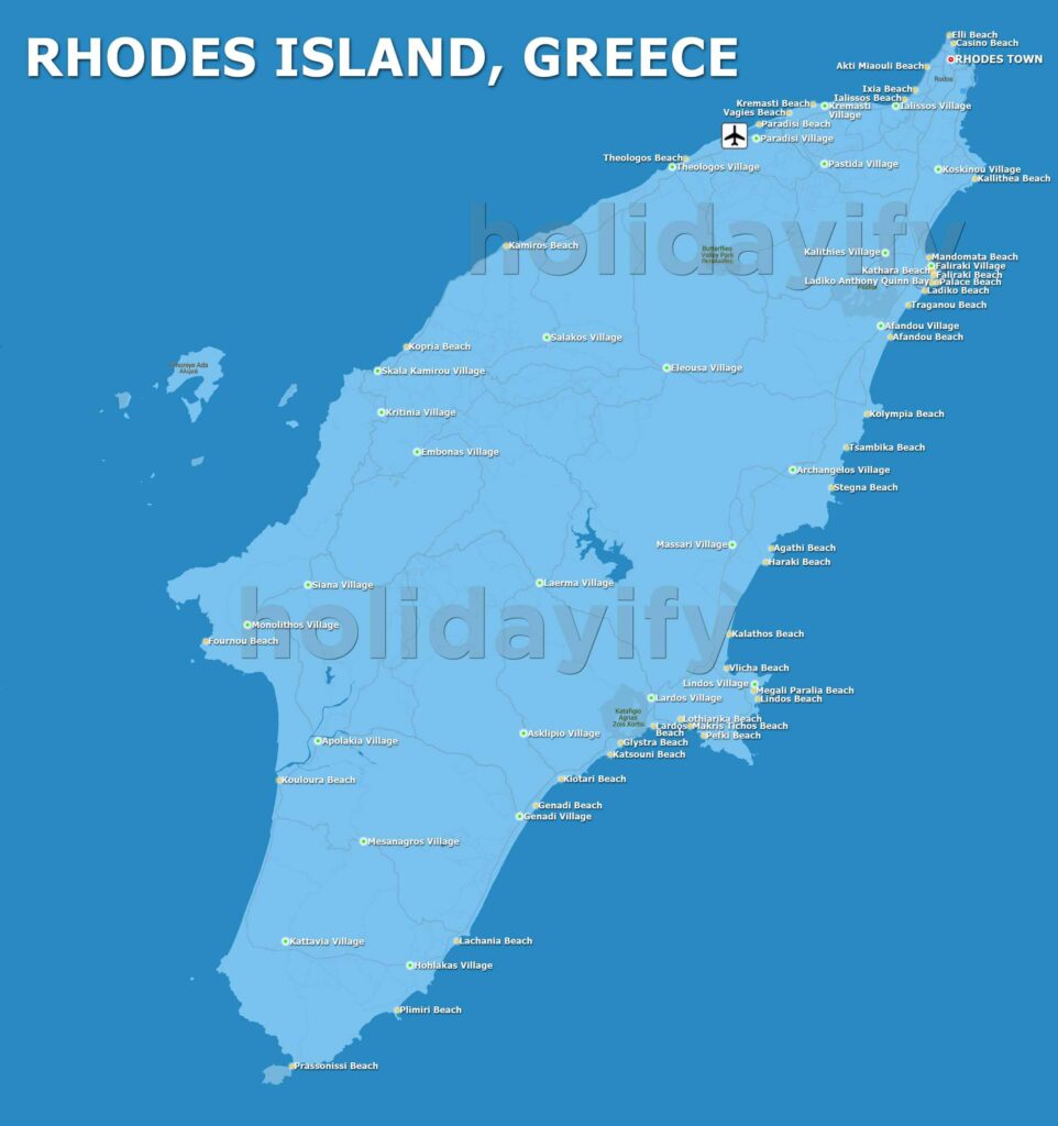 where is rhodes island greece