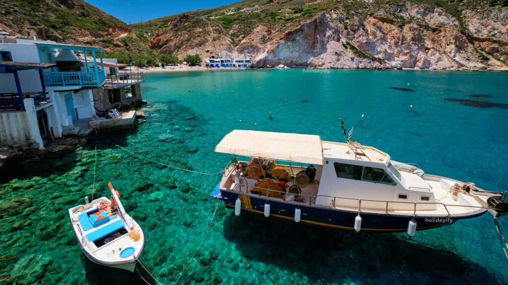 firopotamos beach milos island greece