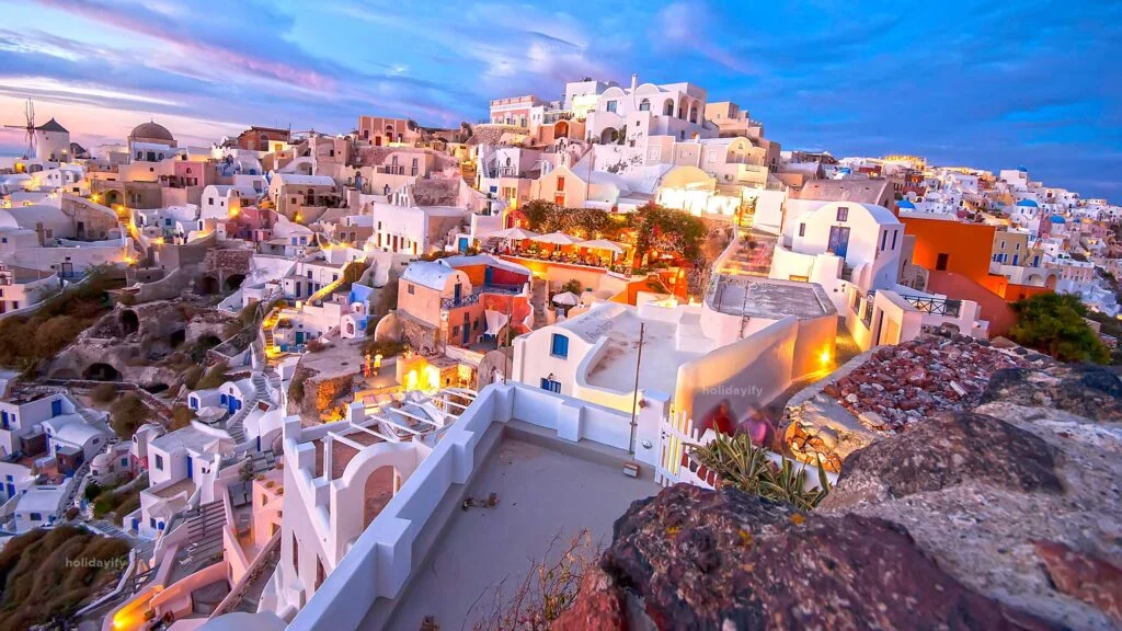 oia village, santorini island, greece