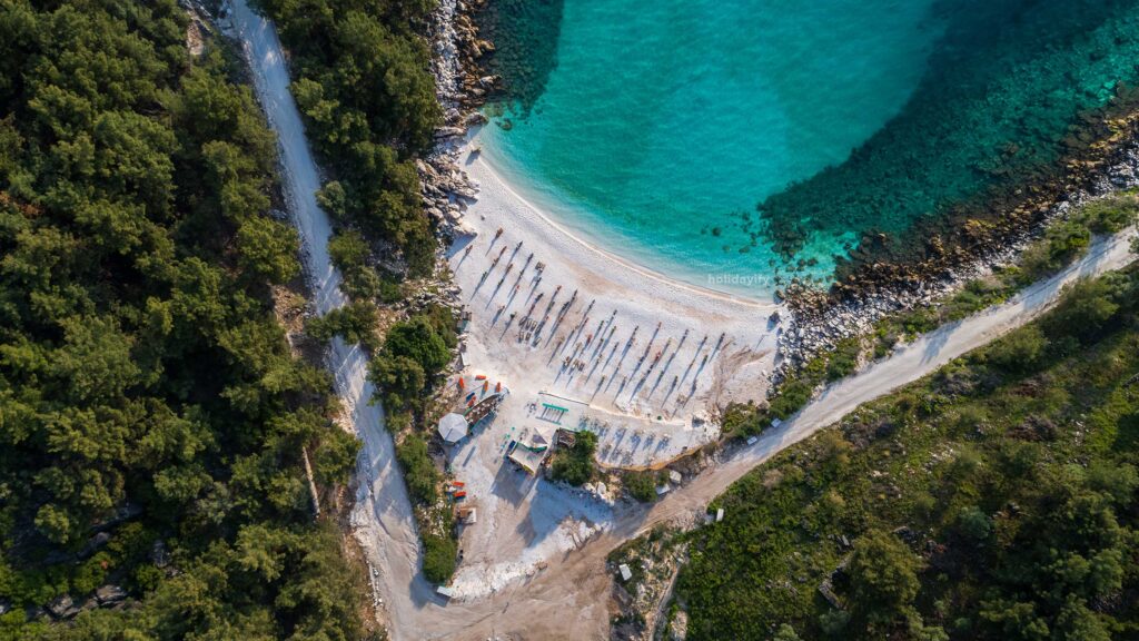marble beach saliara thassos island