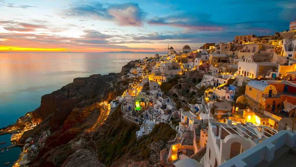 nightlife in santorini island