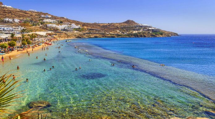Stranden van Mykonos stranden van mykonos