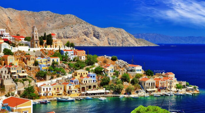 Simi Island, ein verstecktes Paradies, berühmt für seine wunderschönen Strände Simi Insel Dodekanes Griechenland