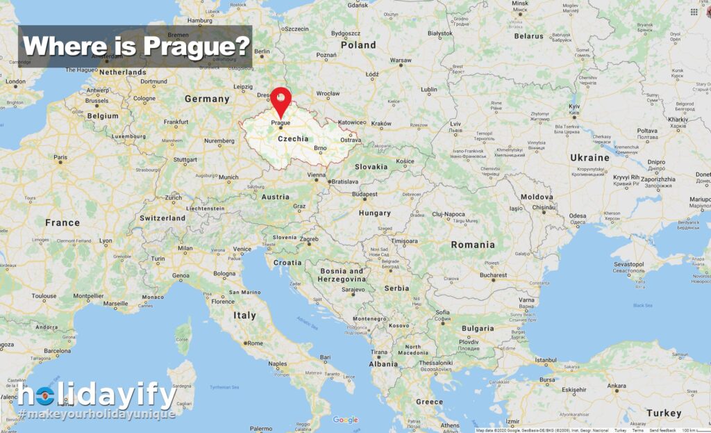 where is prague located in the world