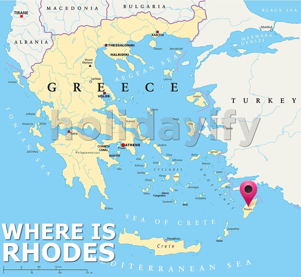 where is rhodes island greece