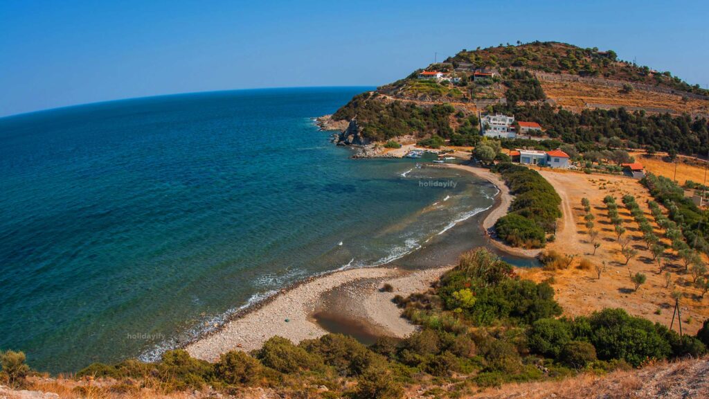 beaches of aegina island greece