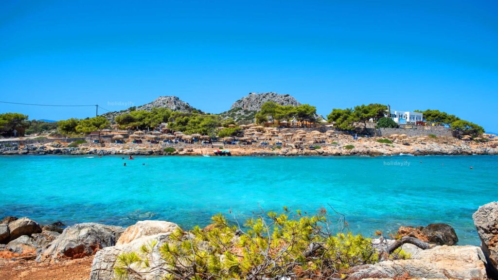 aponisos beach agistri island greece