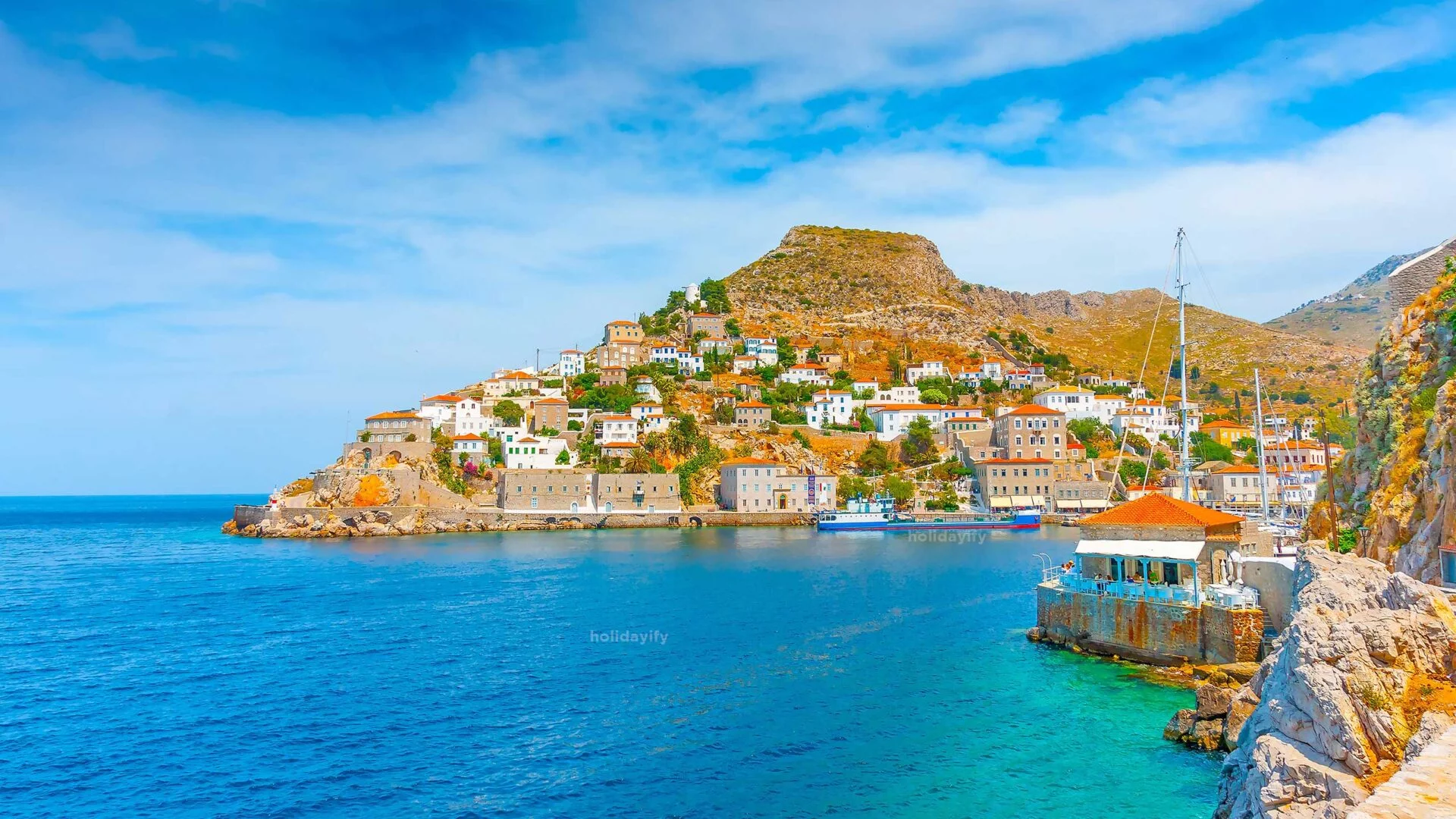 hydra island saronic islands greece hydra island saronic islands greece
