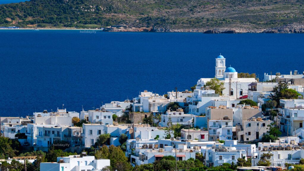 plaka village milos island greece